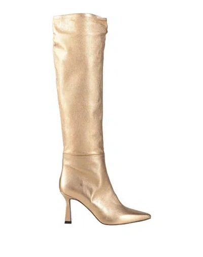 La Magdaleine Woman Boot Gold Size 8 Leather