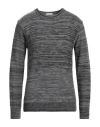 La Maglieria Man Sweater Charcoal Size Xxl Merino Wool, Acrylic In Grey