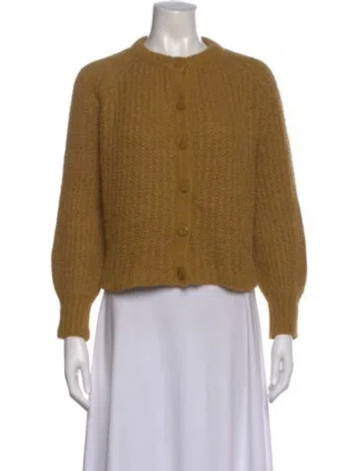 Pre-owned La Maille Sezane Alpaca Crew Neck Sweater In Brown