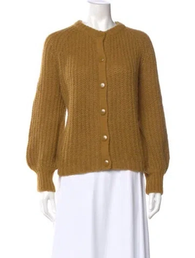 Pre-owned La Maille Sezane Alpaca Crew Neck Sweater W/ Tags In Brown