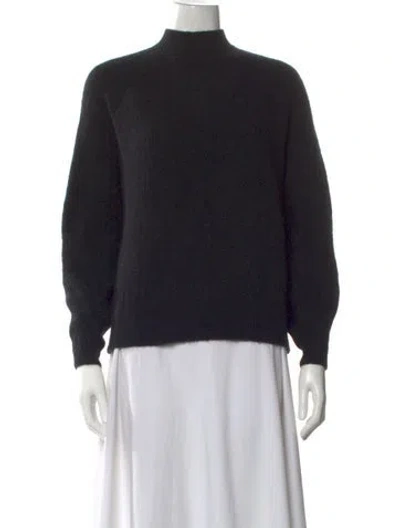 Pre-owned La Maille Sezane Baby Alpaca Turtleneck Sweater W/ Tags In Black