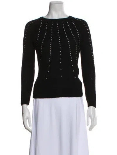 Pre-owned La Maille Sezane Bateau Neckline Sweater In Black