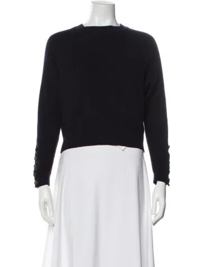 Pre-owned La Maille Sezane Bateau Neckline Sweater In Blue