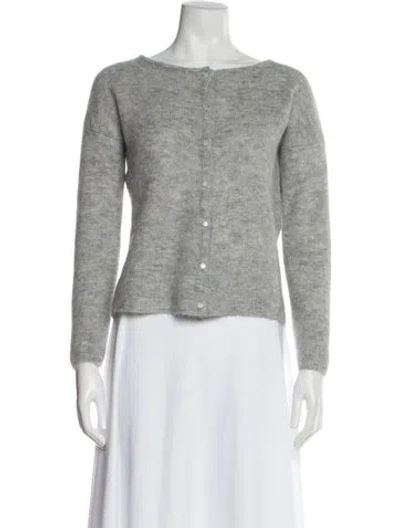 Pre-owned La Maille Sezane Bateau Neckline Sweater In Gray