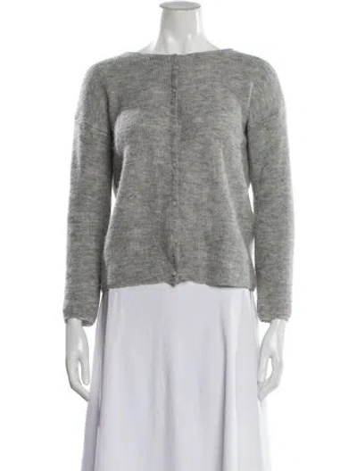 Pre-owned La Maille Sezane Bateau Neckline Sweater In Gray