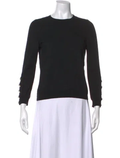 Pre-owned La Maille Sezane Crew Neck Sweater In Black