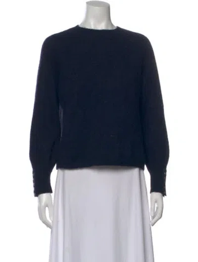 Pre-owned La Maille Sezane Crew Neck Sweater In Blue