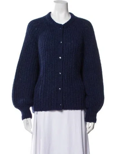 Pre-owned La Maille Sezane Crew Neck Sweater In Blue
