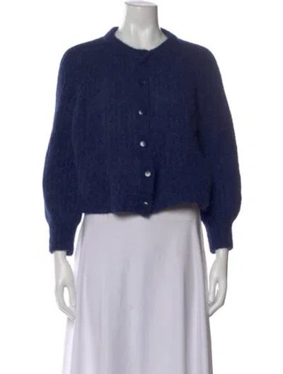 Pre-owned La Maille Sezane Crew Neck Sweater In Blue