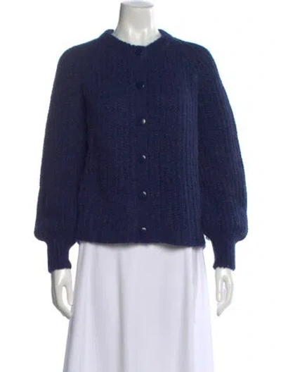 Pre-owned La Maille Sezane Crew Neck Sweater In Blue