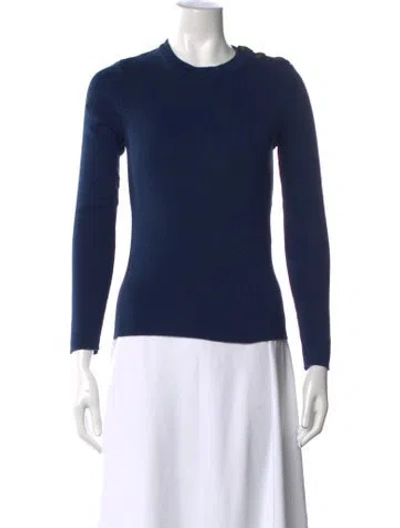 Pre-owned La Maille Sezane Crew Neck Sweater In Blue
