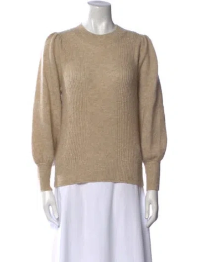 Pre-owned La Maille Sezane Crew Neck Sweater In Brown