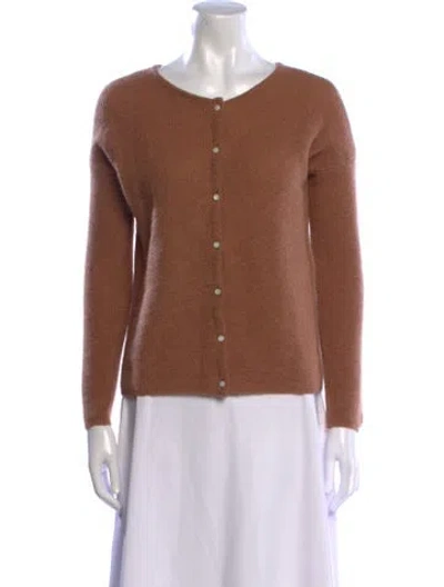 Pre-owned La Maille Sezane Crew Neck Sweater In Brown