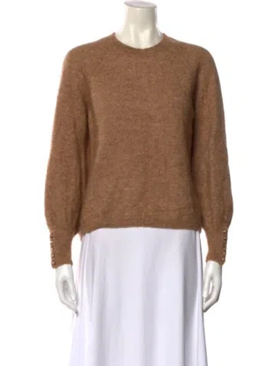 Pre-owned La Maille Sezane Crew Neck Sweater In Brown