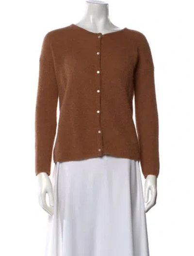 Pre-owned La Maille Sezane Crew Neck Sweater In Brown