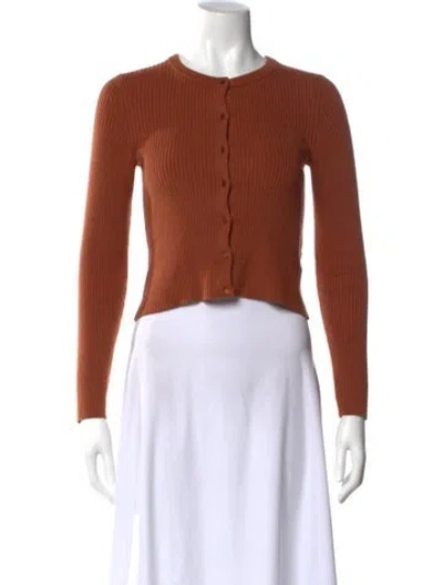 Pre-owned La Maille Sezane Crew Neck Sweater In Brown