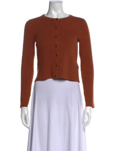Pre-owned La Maille Sezane Crew Neck Sweater In Brown