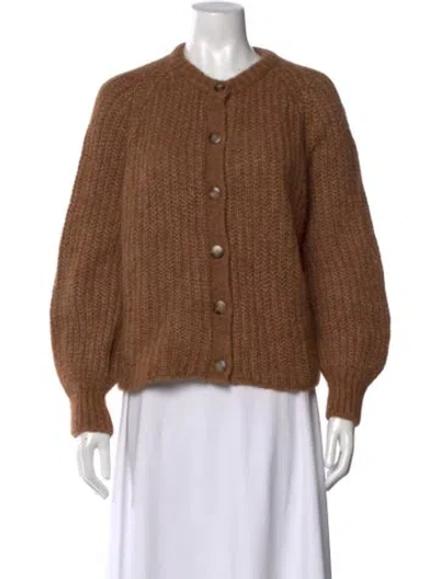 Pre-owned La Maille Sezane Crew Neck Sweater In Brown