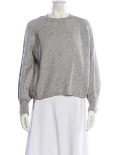 Pre-owned La Maille Sezane Crew Neck Sweater In Gray