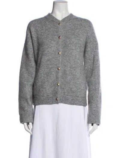 Pre-owned La Maille Sezane Crew Neck Sweater In Gray