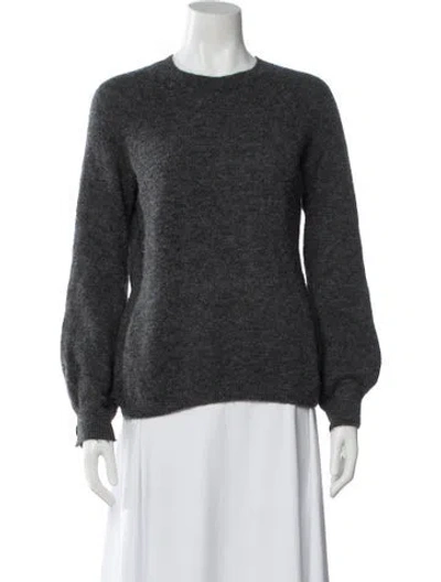 Pre-owned La Maille Sezane Crew Neck Sweater In Gray