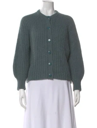 Pre-owned La Maille Sezane Crew Neck Sweater In Green
