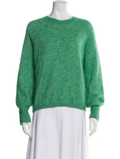 Pre-owned La Maille Sezane Crew Neck Sweater In Green
