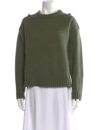 Pre-owned La Maille Sezane Crew Neck Sweater In Green