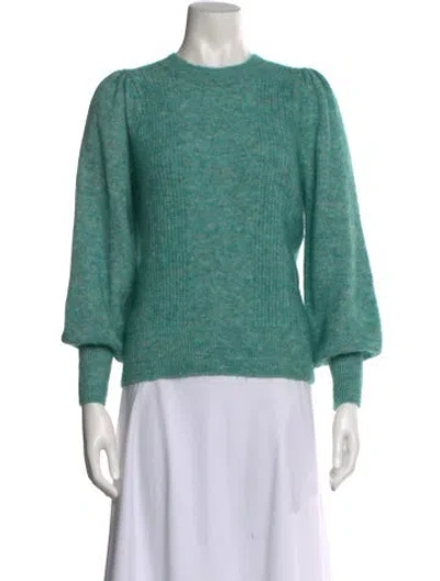 Pre-owned La Maille Sezane Crew Neck Sweater In Green