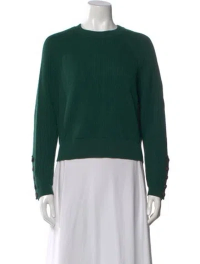 Pre-owned La Maille Sezane Crew Neck Sweater In Green
