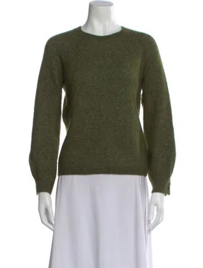 Pre-owned La Maille Sezane Crew Neck Sweater In Green