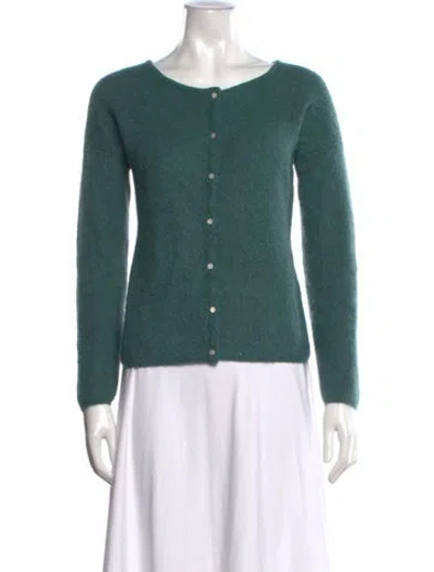 Pre-owned La Maille Sezane Crew Neck Sweater In Green