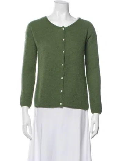 Pre-owned La Maille Sezane Crew Neck Sweater In Green