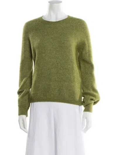 Pre-owned La Maille Sezane Crew Neck Sweater In Green