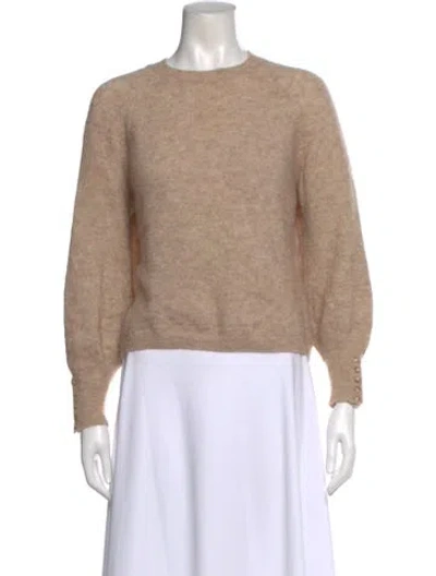 Pre-owned La Maille Sezane Crew Neck Sweater In Neutral