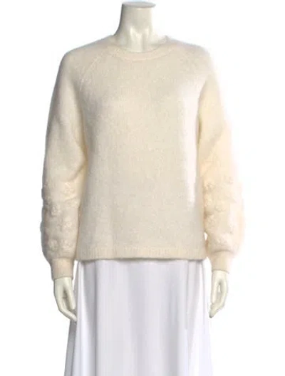 Pre-owned La Maille Sezane Crew Neck Sweater In Neutral
