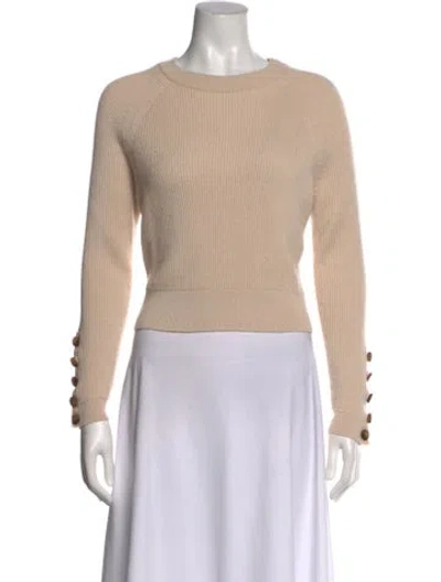 Pre-owned La Maille Sezane Crew Neck Sweater In Neutral