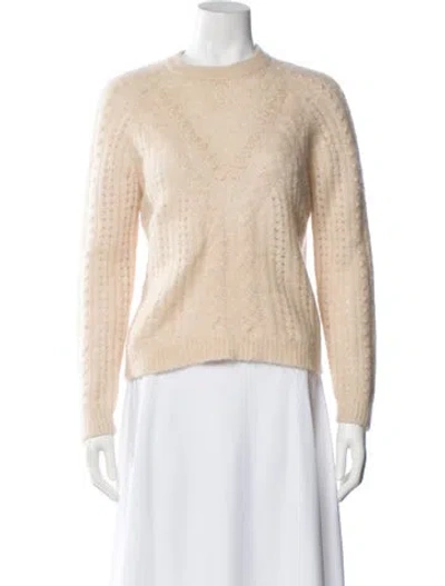 Pre-owned La Maille Sezane Crew Neck Sweater In Neutral