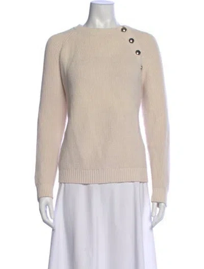 Pre-owned La Maille Sezane Crew Neck Sweater In Neutral