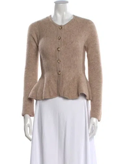 Pre-owned La Maille Sezane Crew Neck Sweater In Neutral