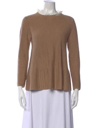 Pre-owned La Maille Sezane Crew Neck Sweater In Neutral