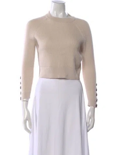 Pre-owned La Maille Sezane Crew Neck Sweater In Neutral