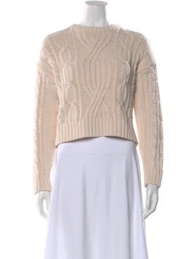 Pre-owned La Maille Sezane Crew Neck Sweater In Neutral