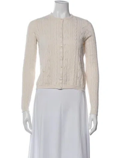 Pre-owned La Maille Sezane Crew Neck Sweater In Neutral