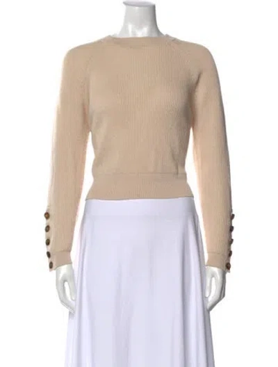 Pre-owned La Maille Sezane Crew Neck Sweater In Neutral