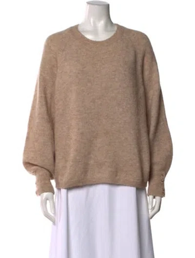 Pre-owned La Maille Sezane Crew Neck Sweater In Neutral