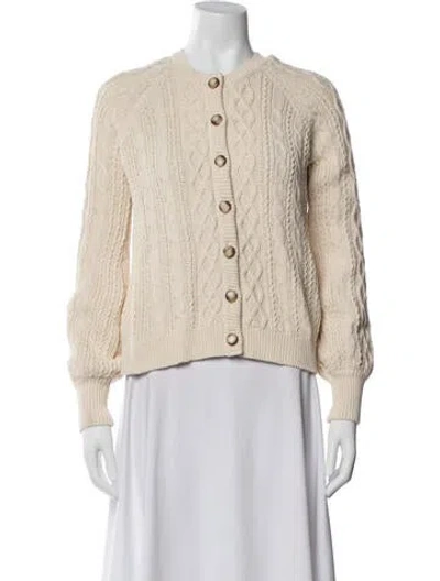 Pre-owned La Maille Sezane Crew Neck Sweater In Neutral