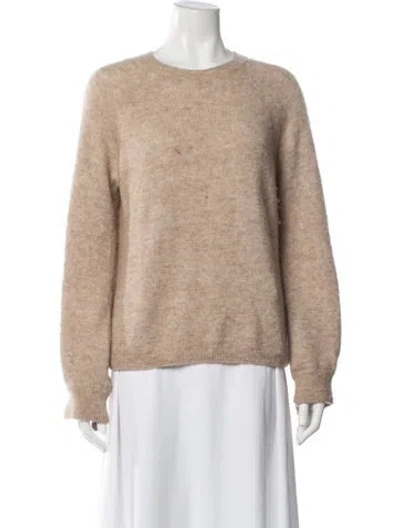 Pre-owned La Maille Sezane Crew Neck Sweater In Neutral