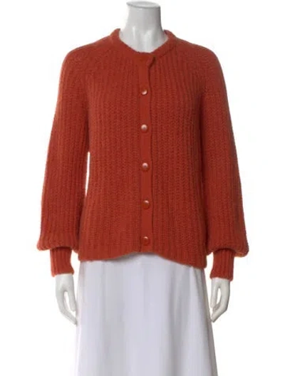 Pre-owned La Maille Sezane Crew Neck Sweater In Orange
