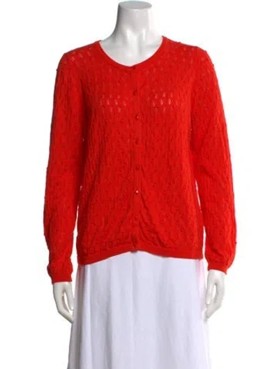 Pre-owned La Maille Sezane Crew Neck Sweater In Orange
